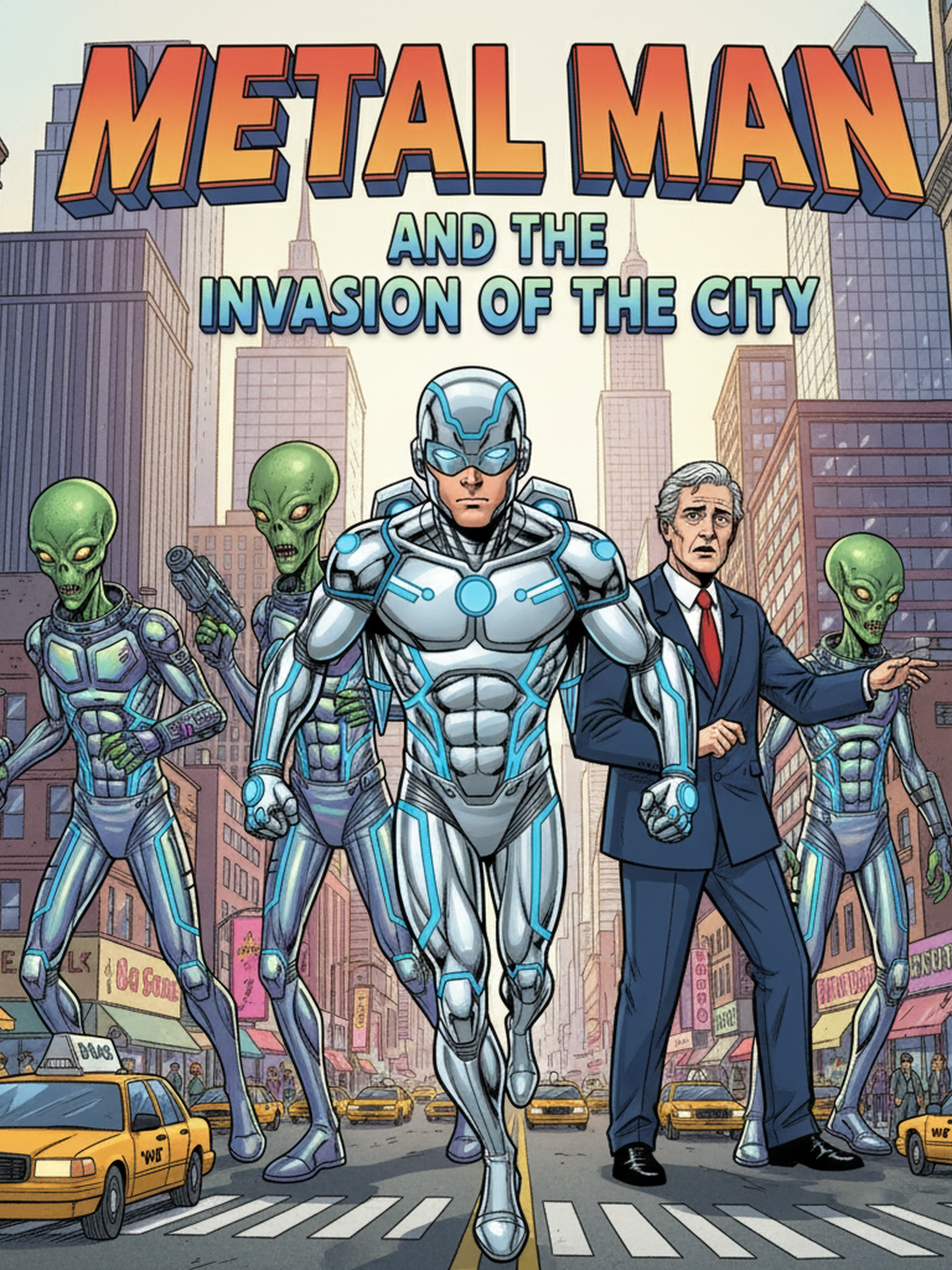 Metal Man and the Invasion of the City